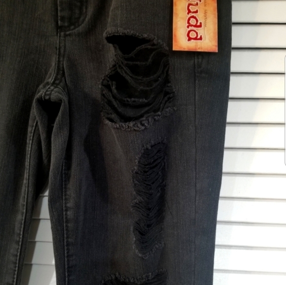 MUDD BLACK JEANS HOLY - Picture 1 of 14